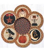 Earth Rugs TNB-1121 Autumn Trivets in a Basket 10&quot; x 10&quot; - £62.05 GBP