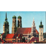 Postcard Germany Munich St. Mary&#39;s Cathedral City Hall  Unposted  6 x 4&quot; - £4.59 GBP
