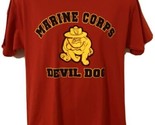 Rothco Tshirt Mens Size M Red Marine Corps Devil Dog - £11.20 GBP