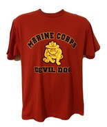 Rothco Tshirt Mens Size M Red Marine Corps Devil Dog - £11.00 GBP