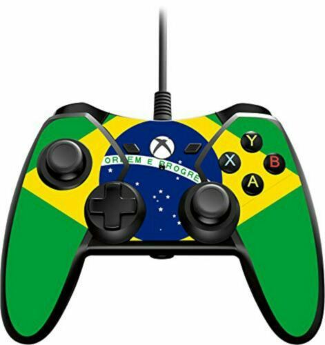Primary image for NEW Power A Wired Brazil Flag Skin Gamepad Controller for Xbox One & Windows XB1