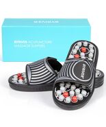 BYRIVER Plantar Fasciitis Relief Foot Massager Slippers Sandals Shoes SIZE M - $22.99