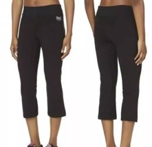 Negro Básico Moldeador Reductor Abdomen Recortada Yoga Capri Active Pant... - $12.76