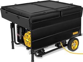 Black-1 Igan Generator Tent Running Cover, Ultra Heavy Duty Tarpaulin Enclosure, - £131.94 GBP