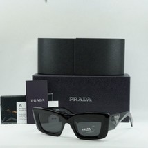 PRADA PR13ZS 1AB5S0 Black/Dark Grey 50-21-140 Sunglasses New Authentic - $263.51