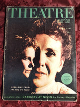 THEATRE ARTS April 1953 Geraldine Page Sidney Kingsley Anthony Asquith - £10.41 GBP
