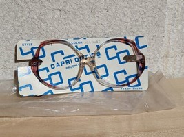 VTG 70s CAPRI OPTICS DISCO UNISEX EYEGLASSES/FRAMES 54x16 5 1/2&quot; &quot;Sea Mist&quot; - $13.09 CAD