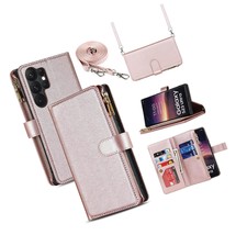 for Samsung Galaxy S23 Ultra Crossbody Wallet Case PU - $69.76