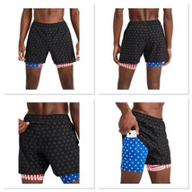 NWT Chubbies The Danger Zones 5.5” Ultimate Training Shorts Medium American Flag - $52.65