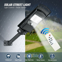 300W Led Solar Street Light Commercial Ip67 Dusk To Dawn Pir Sensor Floo... - £63.55 GBP
