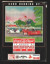 Sebring 12 Hour Sports Car Race Program 3/1985- Int&#39;l Grand Prix of Endurance... - $108.64