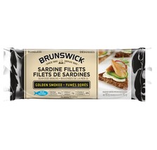 10 Cans Brunswick Boneless Sardine Fillets Golden Smoked 100g Each-Free Shipping - £33.25 GBP
