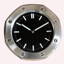 T6118 Metal Watch Shape Wall Clock Modern Design Durable Silent Wall Clocks - £111.45 GBP