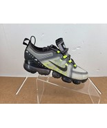 RARE Nike Air VaporMax 2019 LX Atmosphere Grey Neon Sz 8 Sneakers BV1712... - $49.99
