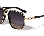 Dweebzilla Gazelle Luxury Sport Pilot Square Aviator Sunglasses (Black &amp;... - £10.91 GBP+
