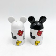 Ceramic Salt &amp; Pepper Shakers Set DISNEY Mickey Mouse Ears, made in Thai... - £15.75 GBP