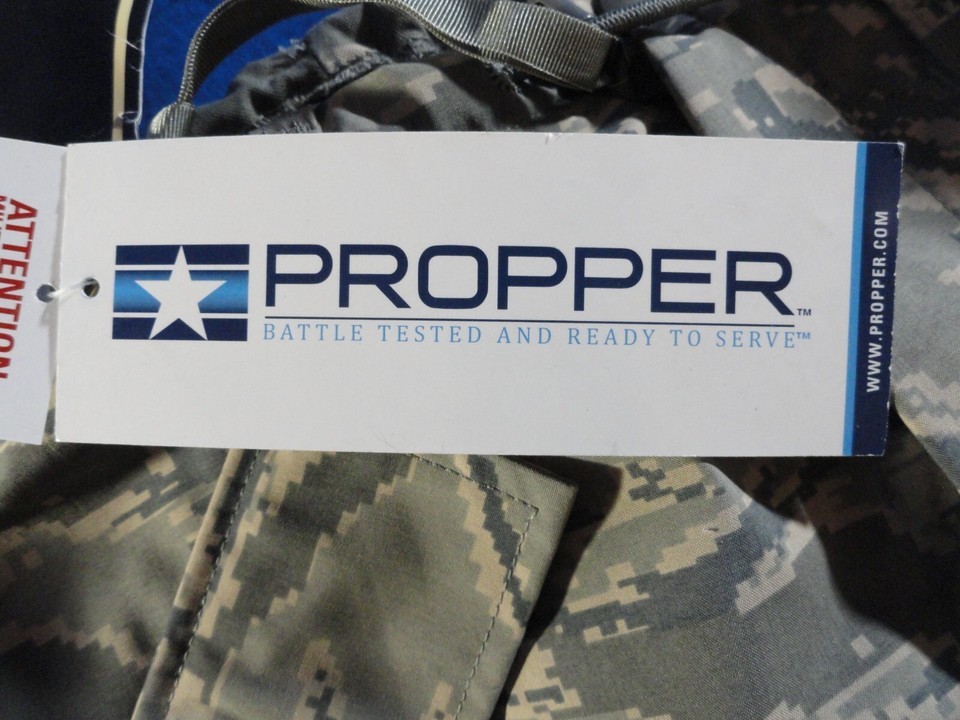 PROPPER GORE-TEX PANTS ALL PURPOSE ENVIRONMENTAL CAMO ABU TIGER STRIPE APECS ML Item image 3