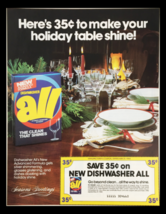 1984 Dishwasher All Automatic Dish Detergent Circular Coupon Advertisement - $18.95