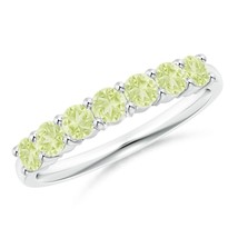 Authenticity Guarantee

Angara Natural Peridot Wedding Ring in 14K Solid Gold... - $719.10