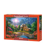 NEW Castorland Jigsaw Puzzle 1000 Pieces C-104208-2 Cottage in The Moon ... - $29.52 CAD