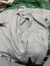 Penguin Munsingwear Size M Gray Spotted Button Up Heritage Classic Fit - $15.67