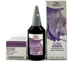 Wella Color Fresh 0/89 pH 6.5 Silver Semi-Permanent Color 2.5 oz - $13.81