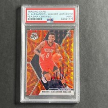 2019-20 Panini Mosaic #205 Nickeil Alexander-Walker Signed Card AUTO PSA Slabbed - £45.08 GBP