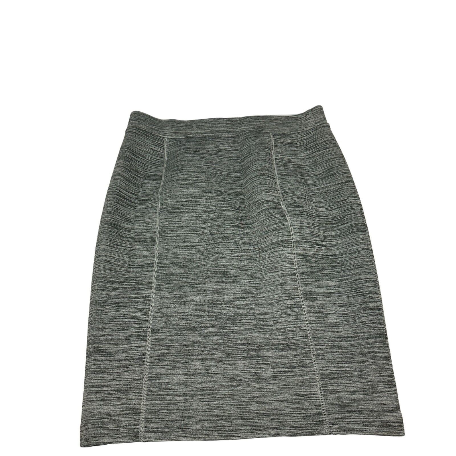 Elle Womens Grey Pencil Skirt Size Medium Polyester &amp; Spandex - $18.50