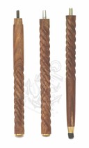 Spirale en bois d&#39;arbre de canne de marche vintage de style design... - £21.70 GBP