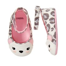 NWT Gymboree Cuddle Club Snow Leopard Baby Girls Crib Shoes Size 1 - £8.62 GBP