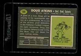 Vintage Football Card 1969 Topps Football Doug Atkins #105 New Orleans Saints - £3.95 GBP