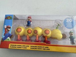 Super Mario Wiggler Luigi set World of Nintendo Jacks Pacific New - £34.84 GBP