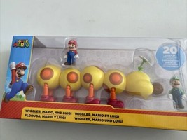 Super Mario Wiggler Luigi set World of Nintendo Jacks Pacific New - £35.04 GBP