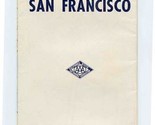 California State Automobile Association Tour Map of San Francisco 1957 - £14.24 GBP