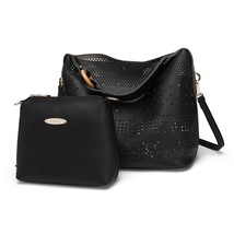 BRIGGS Hollow Out Women Shoulder Bag Female High Quality Composite Bag Ladies PU - £32.08 GBP