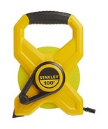 STANLEY 100 Ft Tape Measure, Open Reel, Fiberglass, 100-Foot (34-790) - $43.43 CAD