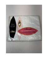 Penneys White Combed Percale Double Flat Top Sheet Percale Cotton NOS Pe... - $614.82 MXN