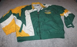 VTG 90s NFL Pro Line Starter Jacket Men&#39;s L Green Bay Packers Nylon Wind... - £116.81 GBP