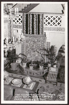 Death Valley, CA RPPC Scotty&#39;s Castle Living Room Fountain - Frasher&#39;s Fotos - £9.56 GBP