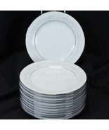 Noritake Cumberland 2225 Salad Plates 8-1/4&quot;  Lot of 12  NEAR MINT - $58.79