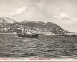 Vtg Postcard 1910 Gibraltar General View w Several Boats Photoglob Zuric... - $14.22