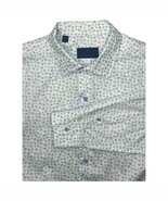 David Donahue Mens Extra Large White Golf Novelty Print Button Up Preppy... - $29.69