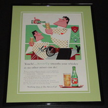 1958 Seven Up 7 Up 11x14 Framed ORIGINAL Vintage Advertisement B - £38.75 GBP