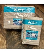 2x NEW Sealed 1980’s Vintage Kotex Thin Maxi Pads - 34 Total - Prop Retr... - $95.06 CAD