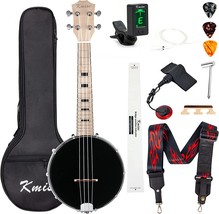Kmise Banjolele Banjo Ukulele 23-Inch Concert Size With Bag,, And Wrench... - £81.75 GBP