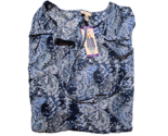 Joie Women&#39;s S Top Long Sleeve V Neck Peasant Blouse Floral Print Multi ... - £14.82 GBP