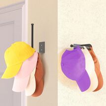 Durmmur 2 Pack Hat Racks for Baseball Caps, Stainless Steel Hat Organizer - $14.85