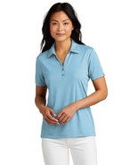 TravisMathew Women&#39;s Coto Performance Polo Brilliant Blue Heather Sz XL - $327.06 MXN