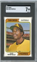 1974 Topps Dave Winfield Rookie #456 SGC 7 P1352 - £104.99 GBP