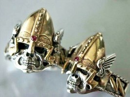Viking Winged Skull ring     Sterling Silver - $59.40